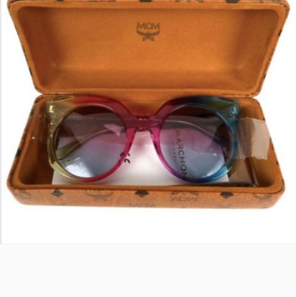 MCM Punk Rainbow Cat-Eye Sunglasses RARE - Picture 5 of 14